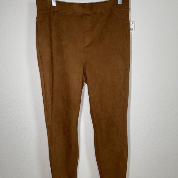 NWT Sanctuary Women's Faux Suede High Rise Leggings - Picture 3 of 10